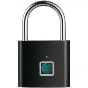 GorillaLock Travel Waterproof Keyless Biometric Fingerprint Padlock