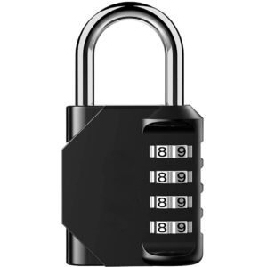 GorillaLock Portable Waterproof Keyless 4-Digit Combination Padlock